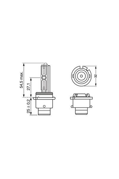 Bosch BEC D2S 85V 35W P32D-2 ALB XENON