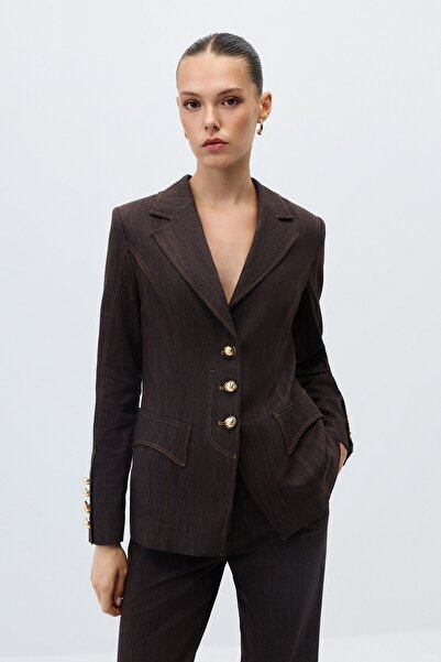 shnwomen Denim dikişli takım
