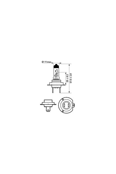Philips Bec, far faza lunga 12972XVPS2