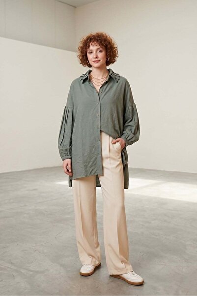 Invee Linen Shirt 6778 Küfrengi̇