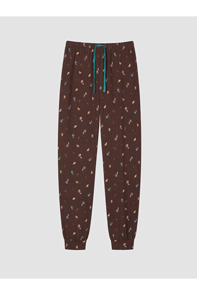 LC Waikiki Printed Women's Pajama Bottoms with Waist Cord for Style Seekers f...