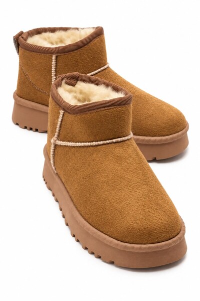 CCWAY AYAKKABI Low-Sole Mini Children's Boots Taba