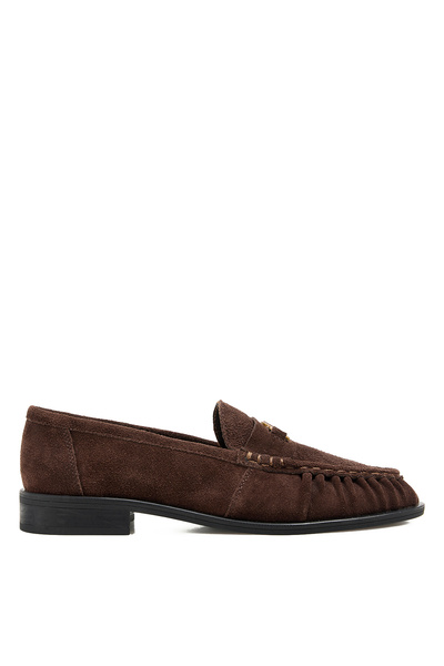 Vince Camuto Kahverengi Kadın Loafer MEDALLION-MABEN-SUET