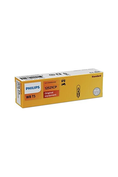 Philips BEC INTERIOR WB T5 12V SET 10 BUC W1W 12V 1W