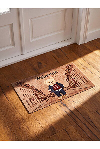 LC Waikiki Cute Teddy Bear Printed Door Mat from Uzg Store for Style Enthusia...