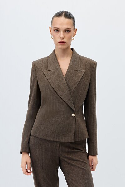 shnwomen Kruvaze blazer ceket takım