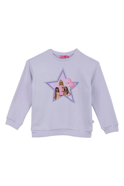 Barbie Lila Kız Çocuk Baskılı Sweatshirt BRB6WG-SWT6609