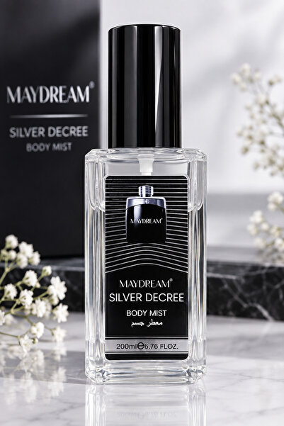 MAYDREAM Silver Decree Body Mist 200 Ml, a Stylish and Modern Body Spray Suit...