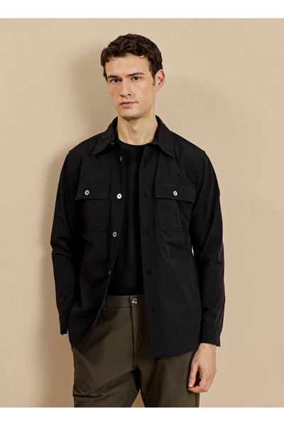 BROOKS BROTHERS Dış Gömlek, 2XL, Siyah
