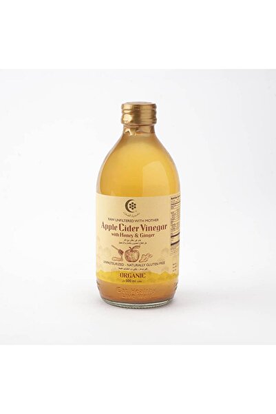 Mujezat Al-Shifa Organic Apple Vinegar with Honey & Ginger 500 ml