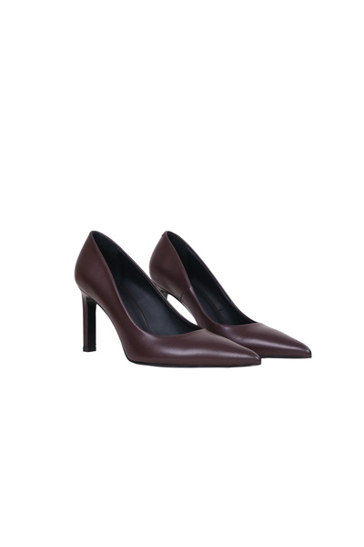 Tigra Vega Kadın Bordo Hakiki Deri Stiletto