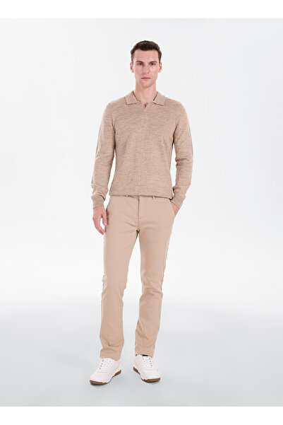 ALTINYILDIZ CLASSICS Bej Erkek Slim Fit Pantolon ACE001271095