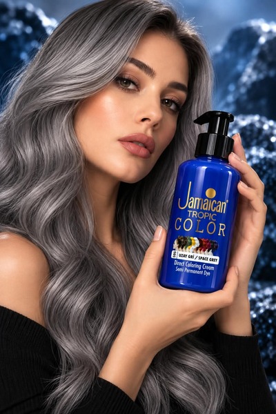 Genel Markalar Jamaican Tropic Color 596 Uzay Gri (Space Grey) Saç Boyası – D...