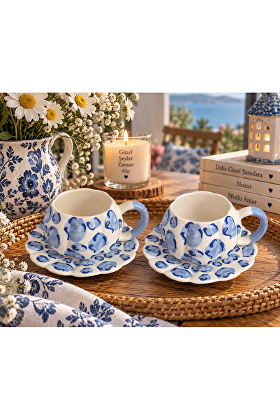 AZUL Handmade Kütahya el yapımı bardak