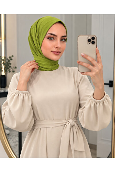 AHRAR tesettür Practical Ready-To-Wear Hijab Scarf with Snap Fasteners, Hijab...