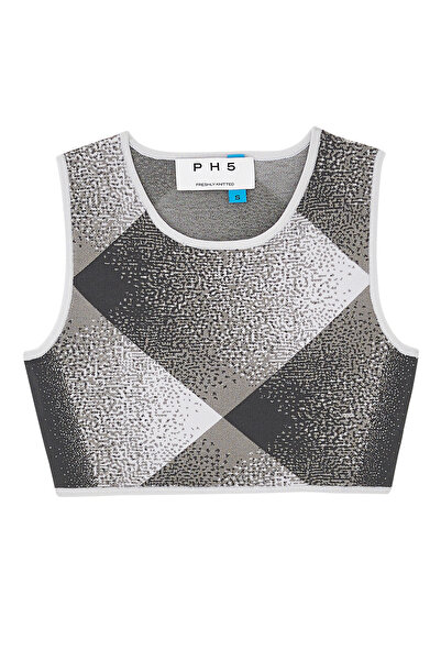 PH5 Cropped Plaid Blouse