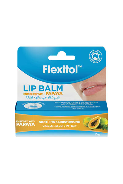 FLEXITOL بلسم شفاه غني بالبابايا 10 جرام