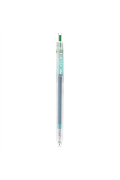 Deli Gel pen with mechanism 0.5mm green Delight