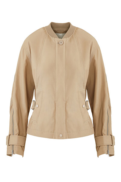 3.1 Phillip Lim Women's Zippered Capsule Back Bomber Jacket
