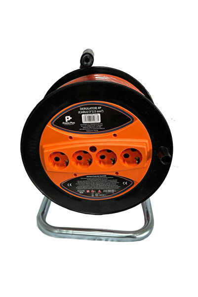 Decor Plus Cable reel with 4 sockets, 30 m, 3x2.5 mm², IP20