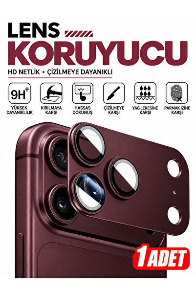 KVK PRİVACY iPhone 18 Pro Uyumlu Premium AR+AF Temperli Cam Tam Kaplama Kamer...