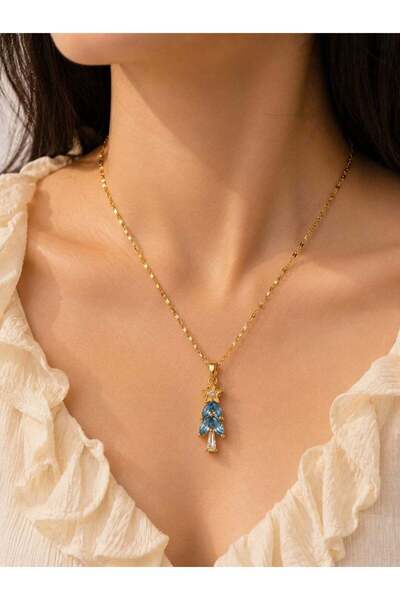 Generic Anti-Tarnish Gold Tone Tree Pendant Necklace