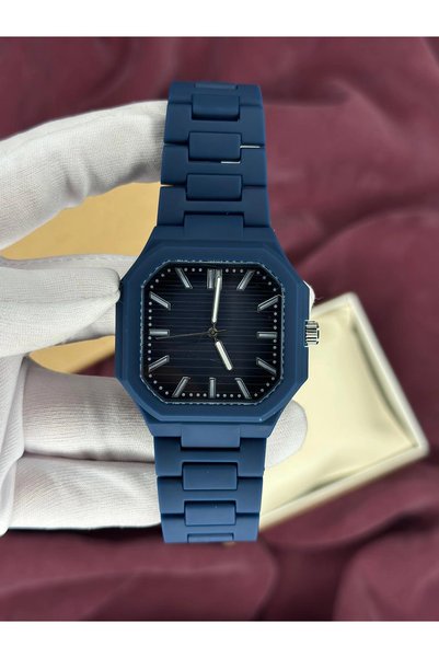 Elora Atelier ANALOG KEMİK KORDON LACİVERT KOL SAATİ