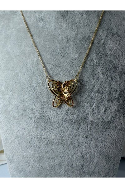 divakse Steel Necklace with Zircon Stone Figure Models