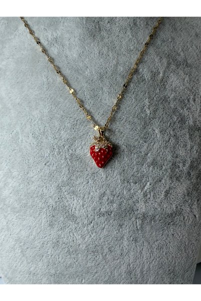 divakse Steel Necklace with Zircon Stone Figure Models