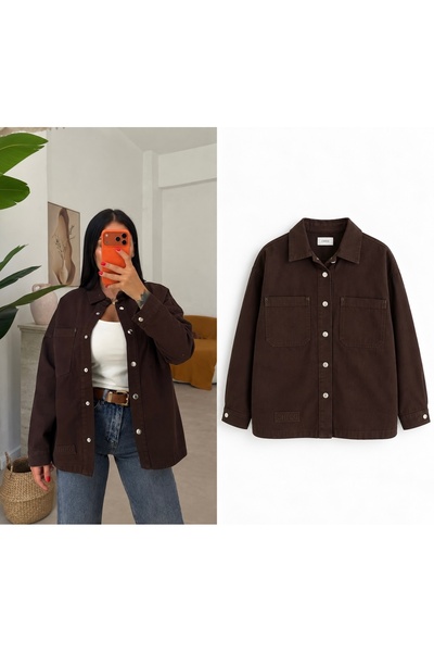 MY AÇELYA BUTİK Kadın Denim Ceket
