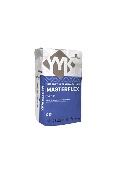 Yurtbay BEYAZ MASTERFLEX Çimento esaslı yüksek performanslı kayma özelliği az...