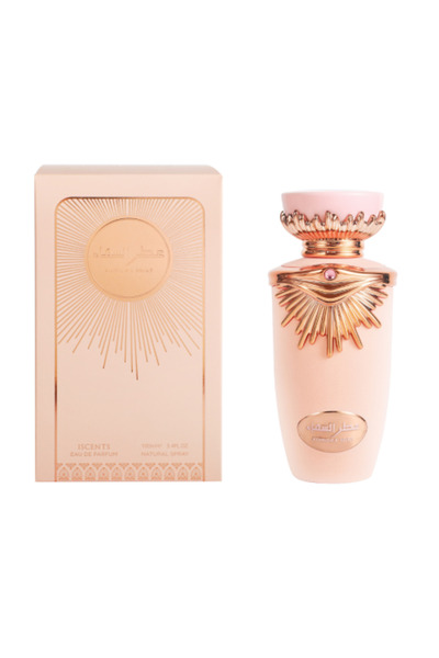 Lovme Beauty عطر بينك سكاي النسائي 100 مل بتصميم مخملي وغطاء على شكل تاج