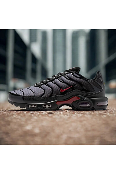 Nike Air Max Plus TN Gri Kırmızı Erkek Spor Ayakkabı (Blue Sport )
