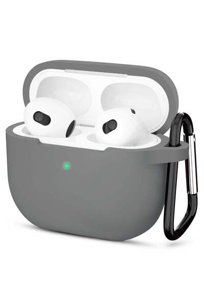 Techsuit Husă pentru căști pentru AirPods 3, Husă din silicon, material neted...