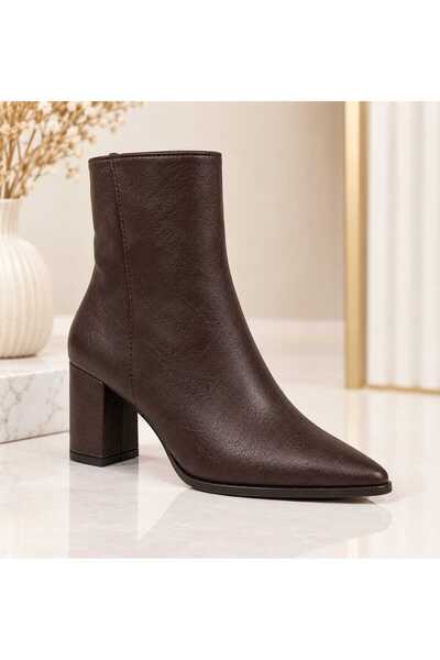 Moppy Women's Pointed Toe Stylish Heel Boots