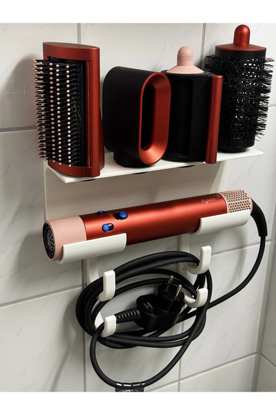 Genel Markalar Airwrap Uyumlu Organizer Stand - Banyo ve Makyaj Masası Düzenl...