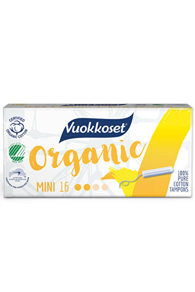 Vuokkoset Tampoane MINI, 16 bucăți 100% BIO