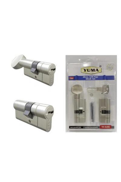 TUĞRA HIRDAVAT Yuma 68 mm Steel Door Lock Cylinder Barel Set of 2