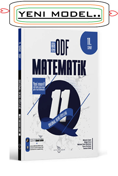 Orijinal Yayınları Orijinal ODF 11. Sınıf Matematik Maarif Konu Anlatımlı Ori...