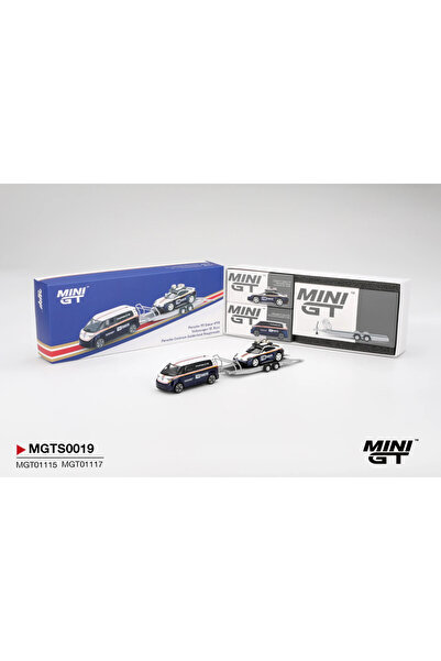 mini gt 1/64 PORSCHE 911 DAKAR #718 / VOLKSWAGEN ID. BUZZ PORSCHE CENTRUM GEL...