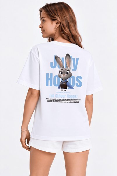 Mondschein Sevgili Kombini 2-Piece Oversize Unisex Back-Printed Couple T-Shirt Set
