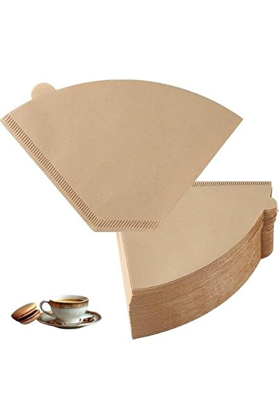 JOYZZZ Coffee Filter Paper, 100PCS Brown Disposable Paper Filters for Drip an...