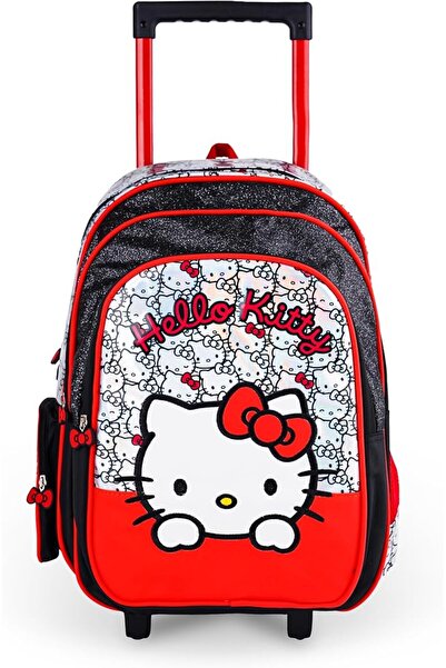 Trucare Hello Kitty Brightening Your Day Trolley Bag, 16 Inch Size