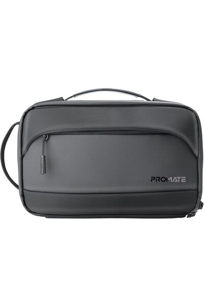 Promate حقيبة UrbanPouch-Pro الذكية، حقيبة مدمجة سعة 2.1 لتر مع قفل بصمة الإص...