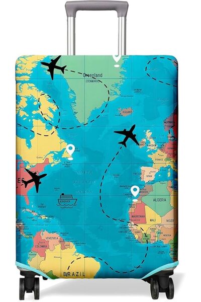 SYOSI Travel Luggage Cover, Suitcase Protector Fits 18-20 Inch, Scratchproof ...