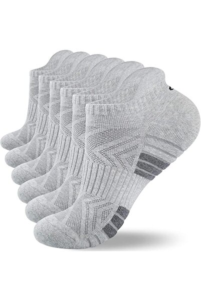 Bukela Running Socks for Men Women Cushioned Trainer Athletic Socks Low Cut A...