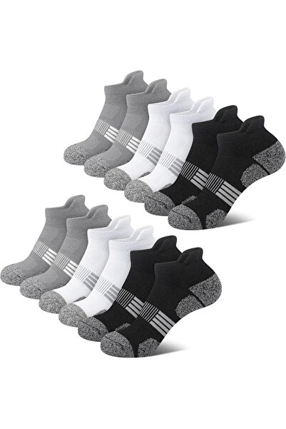 KASTWAVE Ankle Socks for Men & Women Short Cotton Socks, Cushioned Running At...
