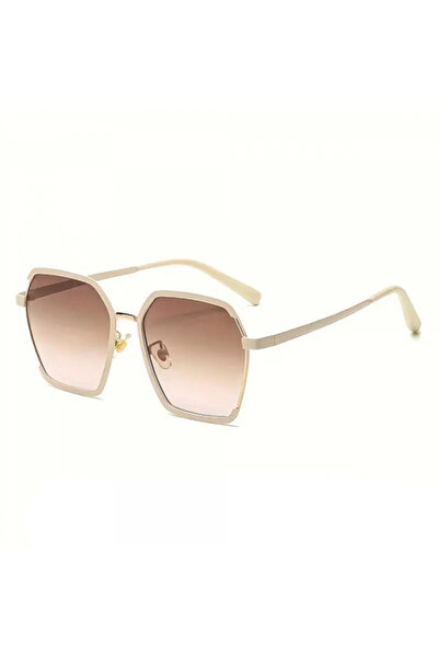 Techsuit Women's Sunglasses 191, Polarized, UV Protection, Cream Brown