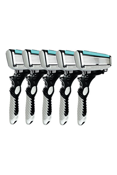 Choice 5pcs 1pc/3pcs/5pcs High-Quality Manual Razor – 6-Layer Sharp Blades fo...