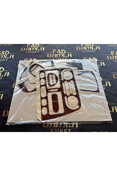 FD Damla Etiket Fiat Palio Siena 1998-2002 Front Chest Mahogany Veneer Color ...